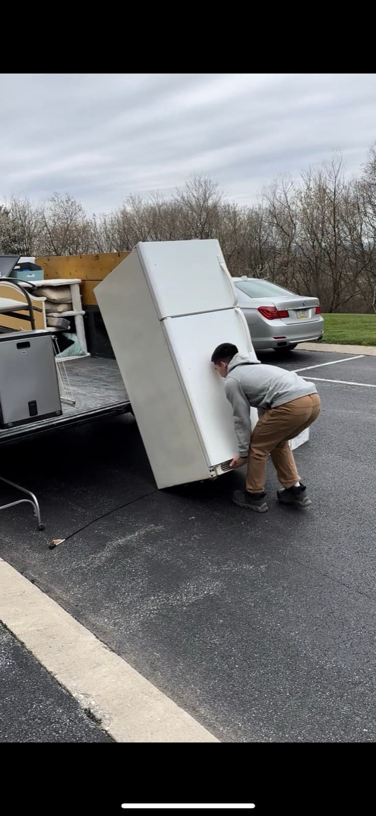 Refrigerator removal at a York County home — The Junk Lord