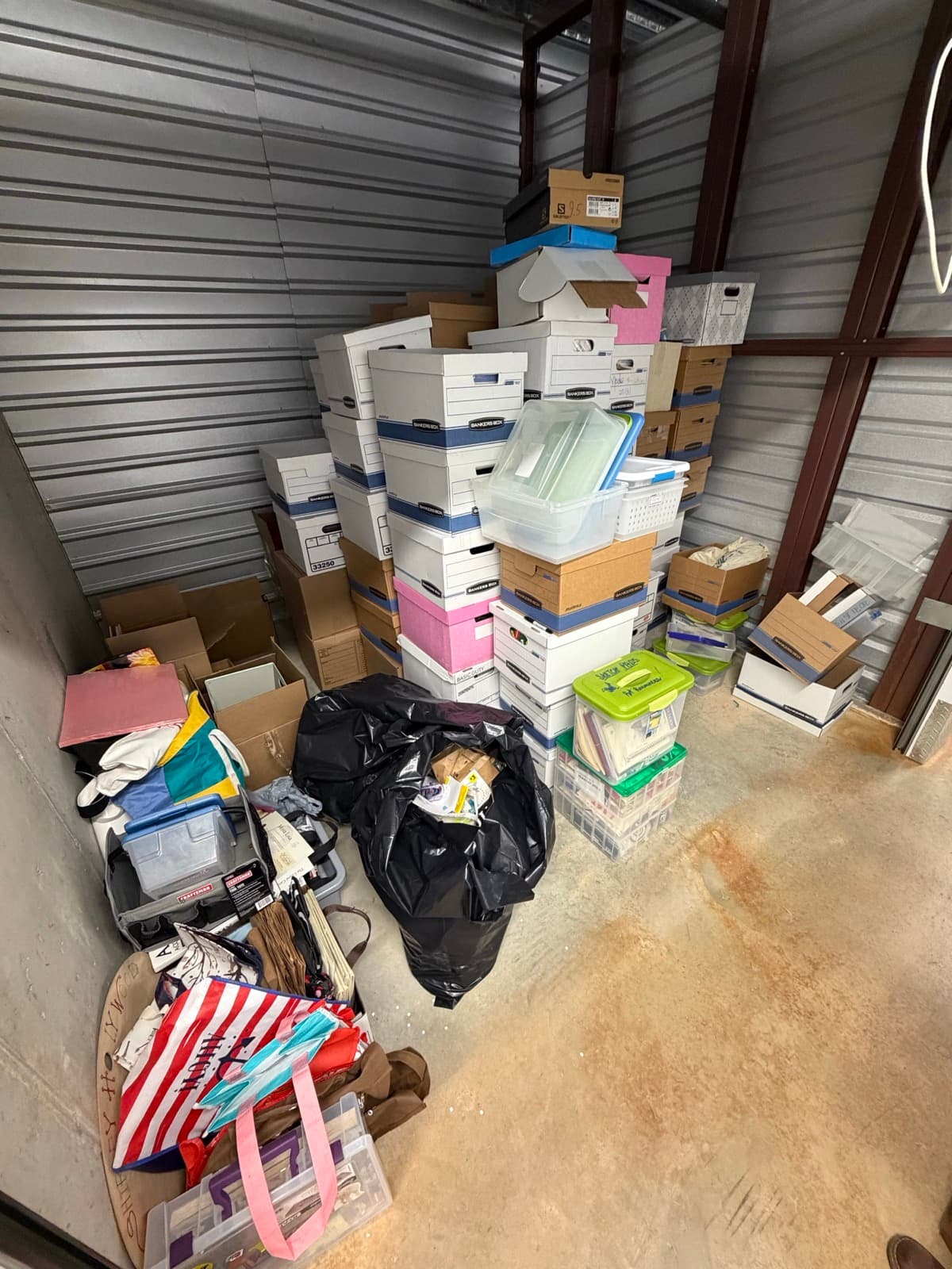 Boxes and furniture hauled from a York County storage unit — The Junk Lord