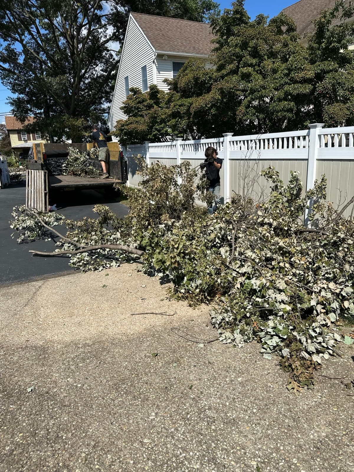 Storm debris and branches loaded out — The Junk Lord, York County PA